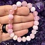 Pink Aragonite Bracelets - 9-10mm