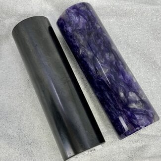 Charoite & Shungite Harmonizers Rods Sets - Level 4 - Pharaohs Cylinders