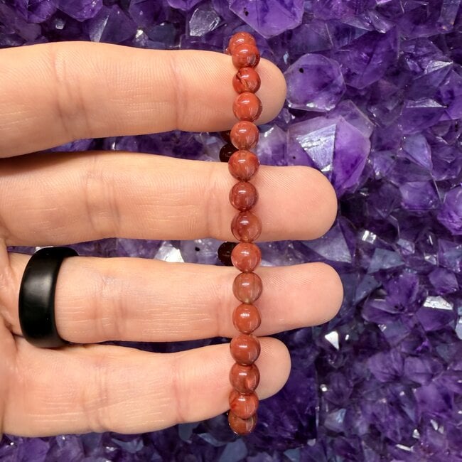 Andesine (Red Labradorite) Bracelets - 6mm