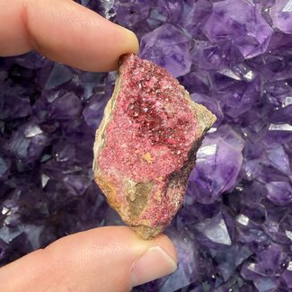 Erythrite (Red Cobalt Bloom) Clusters - Medium (1-2.5") Rough Raw Natural