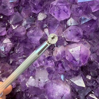 Hollandite in Quartz Bead - 8mm
