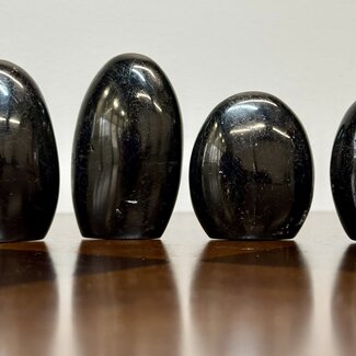 Black Tourmaline Polished Standing Free Form - Small (2-3")