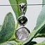 Moldavite & Meteorite Pendants - Round Bezel Set Sterling Silver