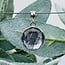 Iron Meteorite (Sweden) Pendants - Round Circle Faceted Bezel Set - Sterling Silver