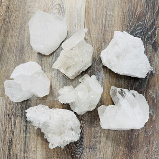 Clear (Crystal) Quartz Clusters - Large Rough Raw Natural