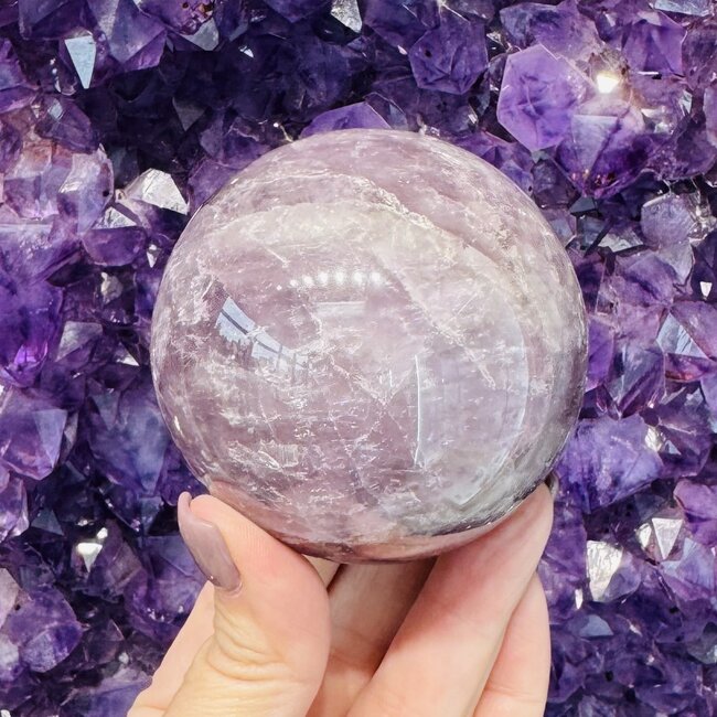 Amethyst Spheres Orb Globe - 65-70mm