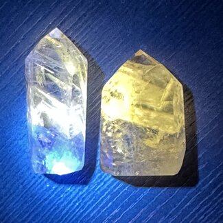 Amethyst with Petroleum Phantom Inclusions Point Tower Generator - Medium 1.5-3"
