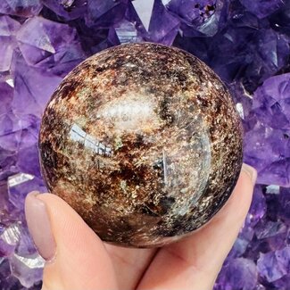 Red Garnet Sphere Orb - 45-50mm
