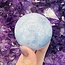 Blue Calcite Sphere Orb Globe - 50-55mm