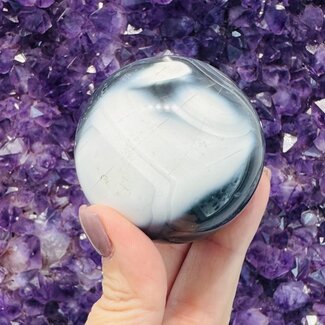 Orca Agate Sphere Orb Globe - 50-55mm