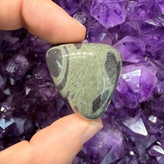 Spiderweb Obsidian - Tumbled