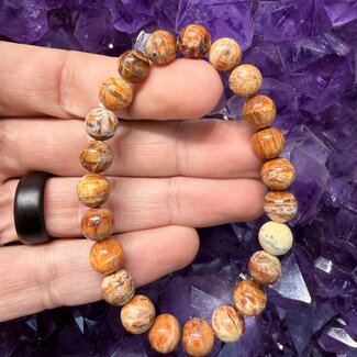 Golden Mexican Opal Bracelets - 8mm
