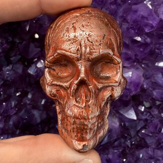 Copper Skull Specimen