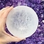 Selenite (Satin Spar Gypsum) Round Charging Bowl - 4" Dish