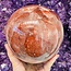 Fire (Red Hematoid) Quartz Sphere Orb Globe - 145-150mm (6") Specimen