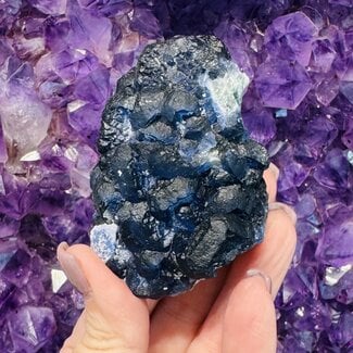 Blue Fluorite Specimen - Rough Raw Natural Clusters