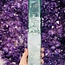 Moss Agate Tower Point Generator - XL Extra Large Specimen 11.5"