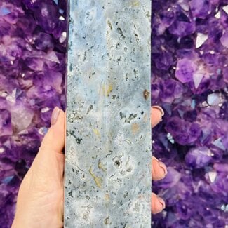 Ocean (Sea Sediment Jasper Tower Point Generator - XL Extra Large 9" Specimen