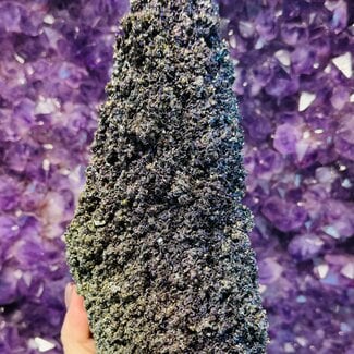 Rainbow Carborundum (Silicon Carbide) - Extra Large XL Specimen 9" - Rough Raw Natural