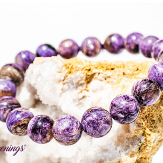 Charoite Bracelets - 9 - 10mm
