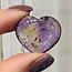 Ametrine Hearts - Medium .75-1" (Amethyst & Citrine)