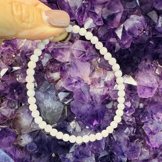 Pink Jade Jadite Bracelets - 4mm
