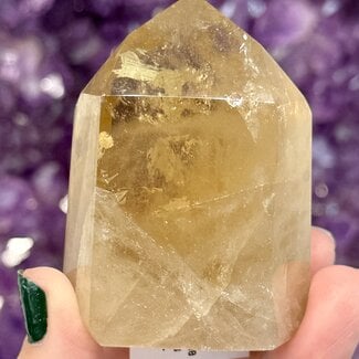 Brazilian Citrine Towers Points Generators - Large 2.5"