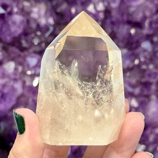 Brazilian Citrine Towers Points Generators - Large 3"