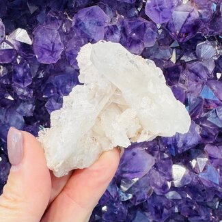 Pink Himalayan (Samadhi Lemurian (Lumerian) Quartz - Small Clusters - Rough Raw Natural
