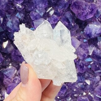 Pink Himalayan (Samadhi Lemurian (Lumerian) Quartz - Medium Clusters - Rough Raw Natural