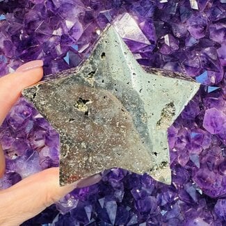 Pyrite (Cocoda) Stars - Large 3" (1" Thick) Carving