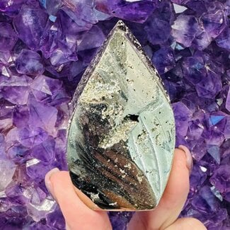 Pyrite (Cocoda) Twist Flames - Medium 2-3"