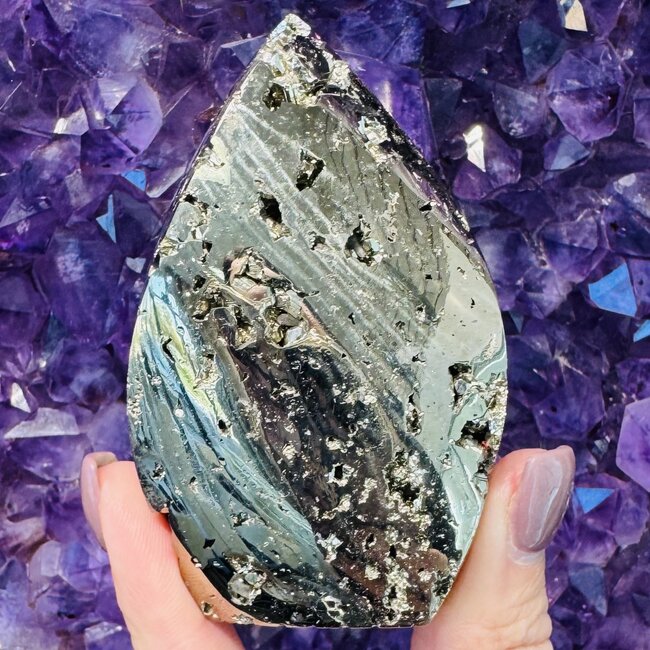 Pyrite (Cocoda) Twist Flames - Large 3-4"