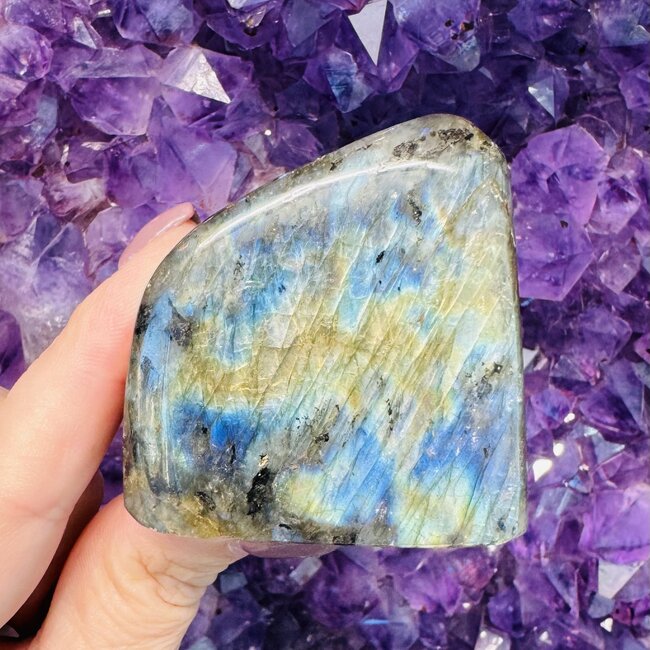 Labradorite Free Forms - Medium (2-3") Flat Base