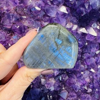 Labradorite Cut Base Polished Free Form - Small