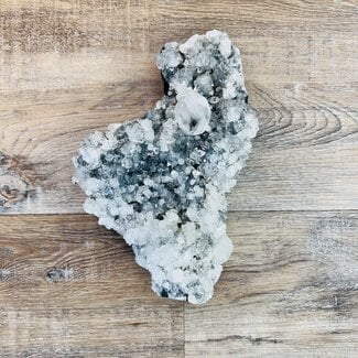 Blue Gray Apophyllite (Zeolite) Clusters Specimen - Rough Raw Natural - XL Extra Large 9"