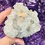 Blue Gray Apophyllite (Zeolite) & Pink Orange Stilbite (Stillbite) Clusters - Rough Raw Natural - Large 4-6"