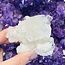 Blue Gray Apophyllite (Zeolite) & Pink Orange Stilbite (Stillbite) Clusters - Rough Raw Natural - Large 4-6"