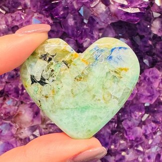 Phoenix Stone Pine (Fynechenite) - Hearts 2"