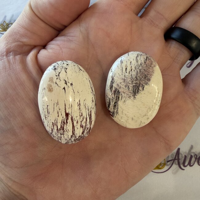 Alunite Palm Pillow Pocket Stone