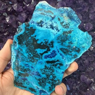 Arizona Blue Chrysocolla Slice Slab Flat Specimen