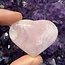 Pink Aragonite Heart Stone