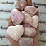 Pink Aragonite Heart Stone