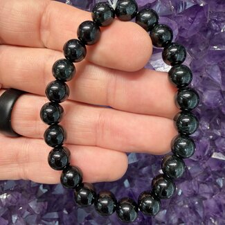 Black Jade (Burma) Bracelets - 8mm
