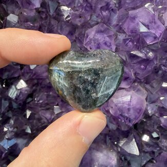 Iolite (Water Sapphire) Heart Stones - AAA Grade