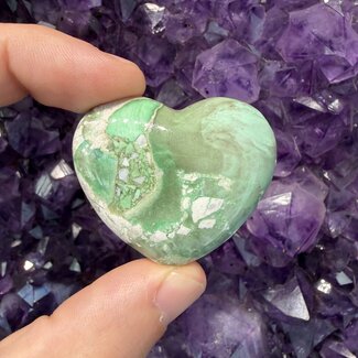 Variscite Heart Stones (AAA Grade)