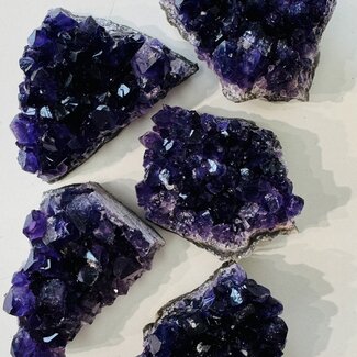 Amethyst Cluster Druzy (AA Grade) - Medium (1-3") Rough Raw Natural