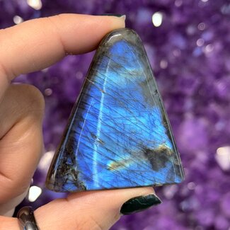 Labradorite Cut Base Polished Free Form - Small