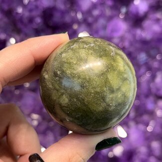 Nephrite Jade Sphere Orb - 45-50mm