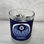 Evil Eye Candle - 4oz Glass Jar Black Obsidian Clear Quartz & Sodalite - Protection with Lavender & Bergamot